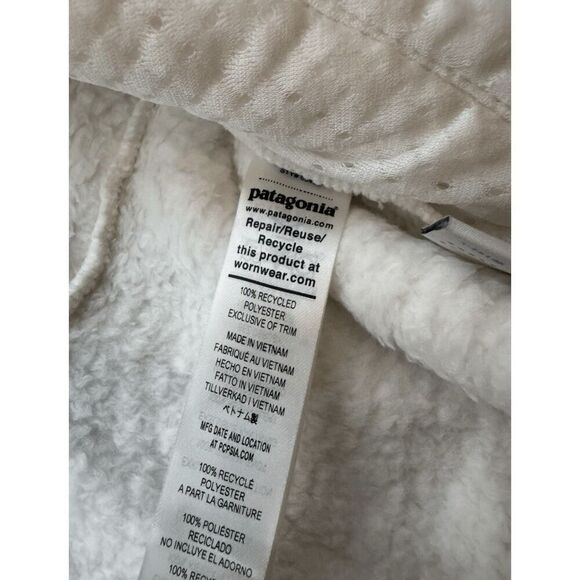 Patagonia Kids Los Gatos Hoody Jacket Birch White NWT Size Small 7-8 - Picture 5 of 10